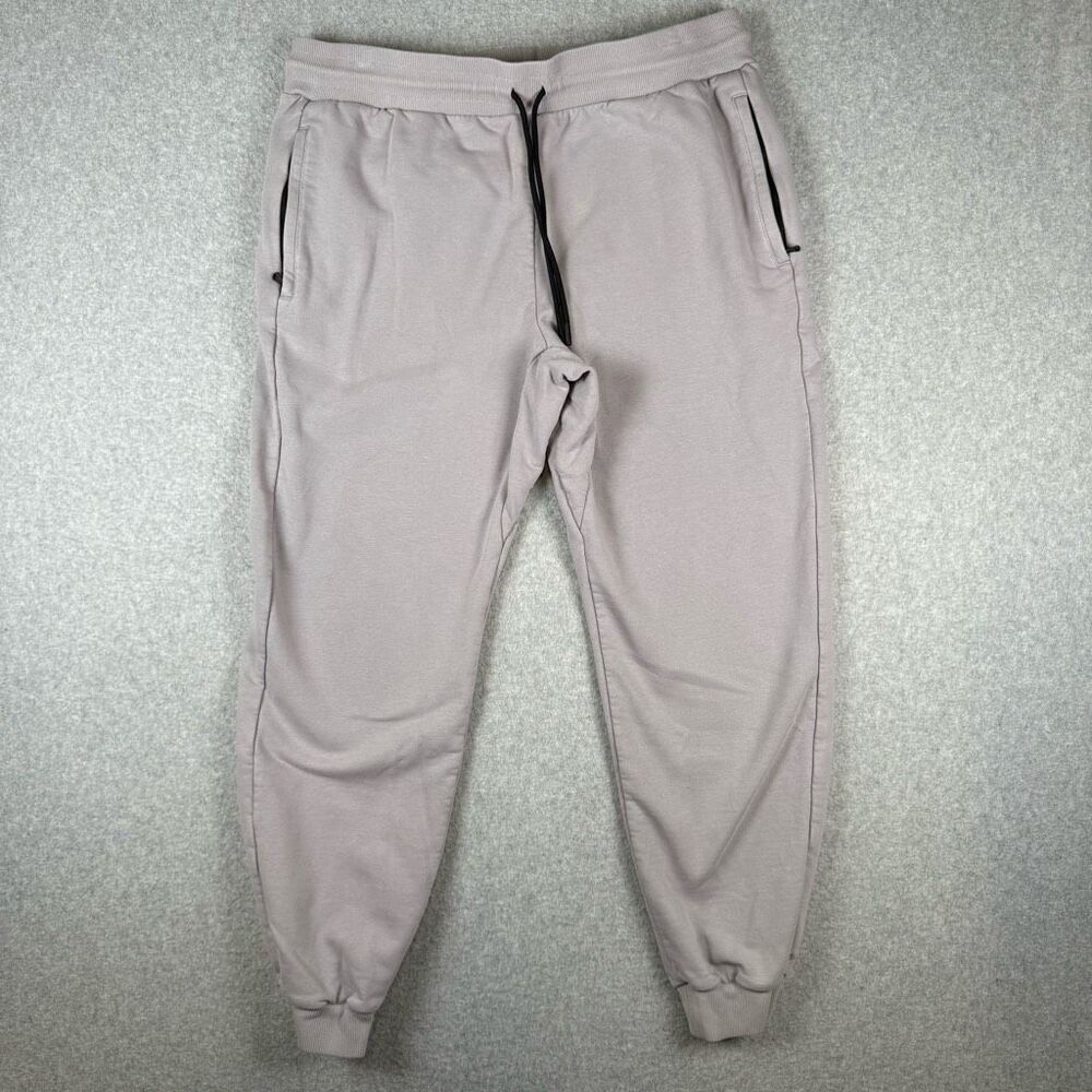 Fabletics Womens Size XL Elastic Drawstring Waist Jogger Pants Gray Pockets